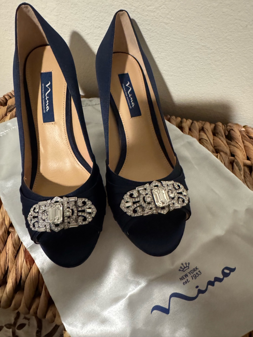 Nina sandals with crystals from Swarovski